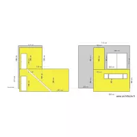 Projet 3  vue cote & facade arri&egrave;re 200cm Molenbeek 5.11.24