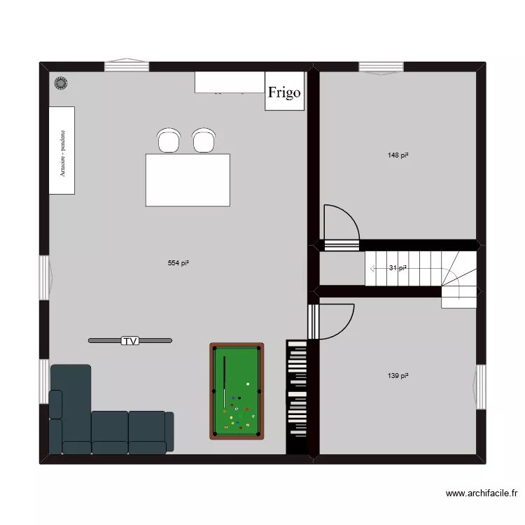 ma chambree. Plan de 4 pièces et 81 m² ma chambree. Plan de 4 pièces et 81 m²