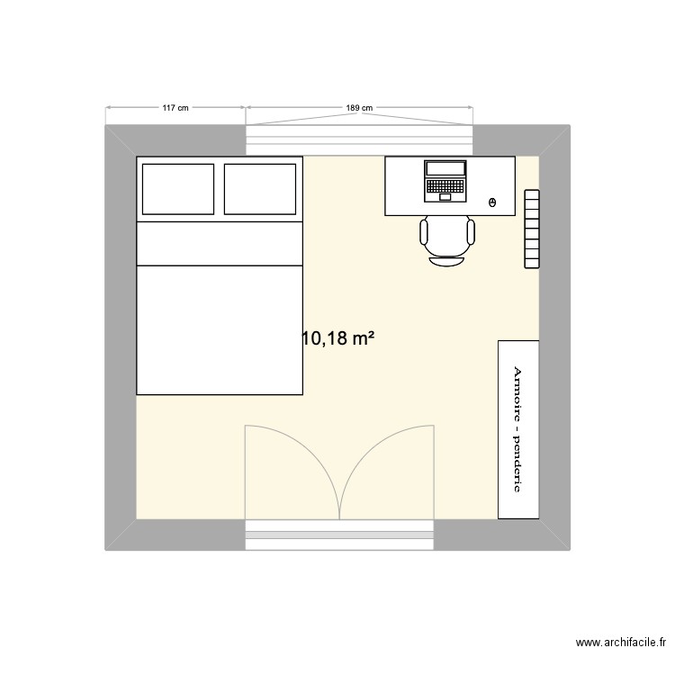 chambre jade. Plan de 0 pièce et 0 m2