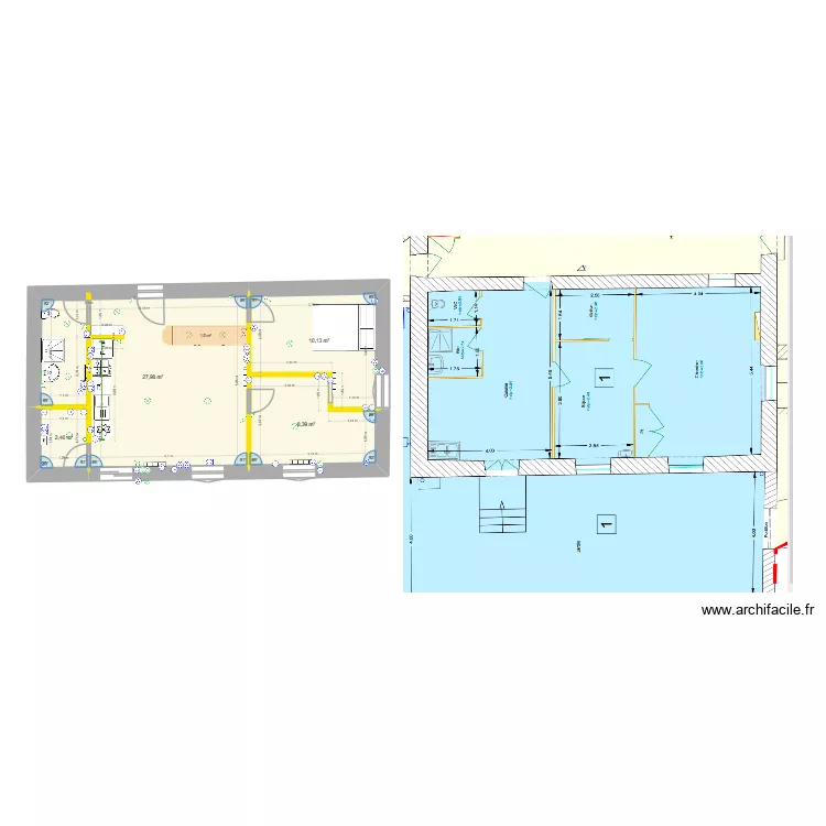 Chessy plomberie. Plan de 