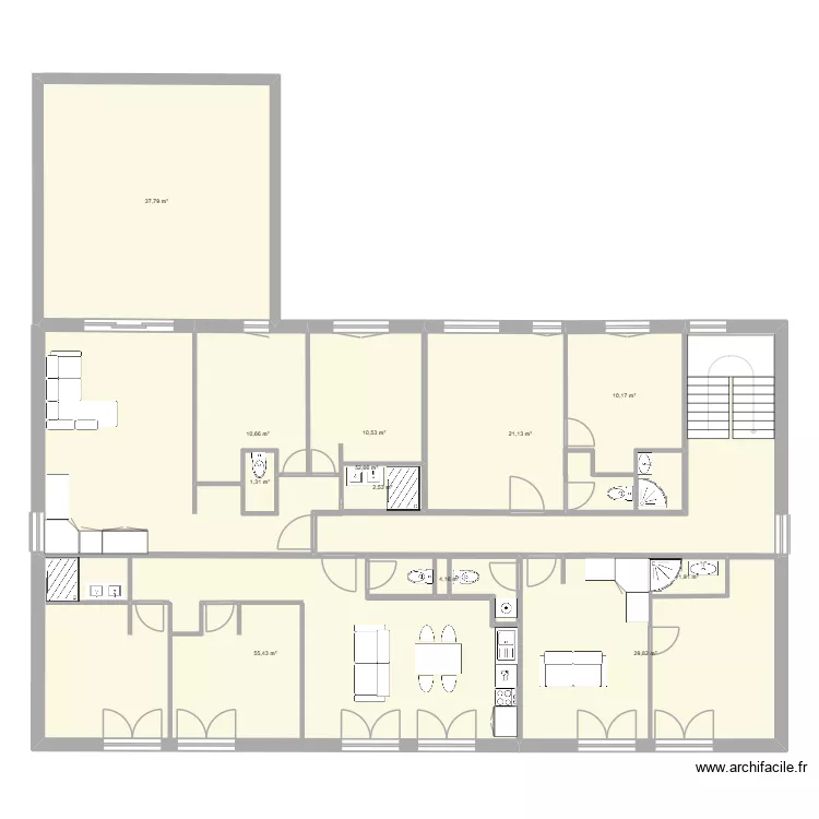 plan etage athemis. Plan de 