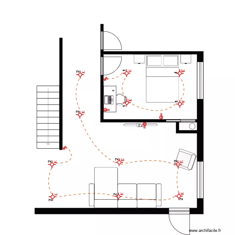 langlois &Eacute;lectrique. Plan de 