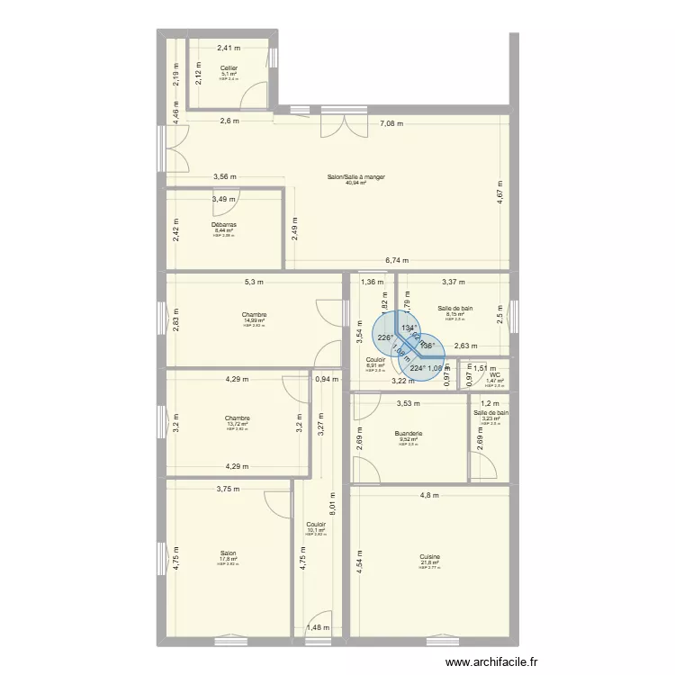 SAUBION EDL. Plan de 