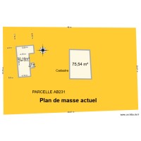 Plan de masse actuel
