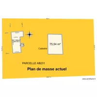 Plan de masse actuel