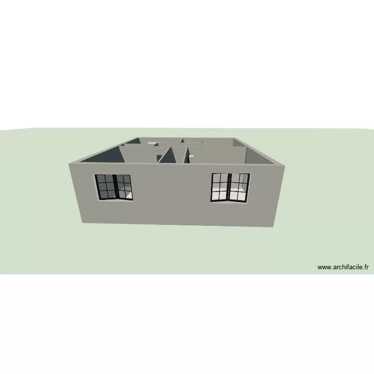 maison justine. Plan de 6 Pièces et 56 m² maison justine. Plan de 6 Pièces et 56 m²