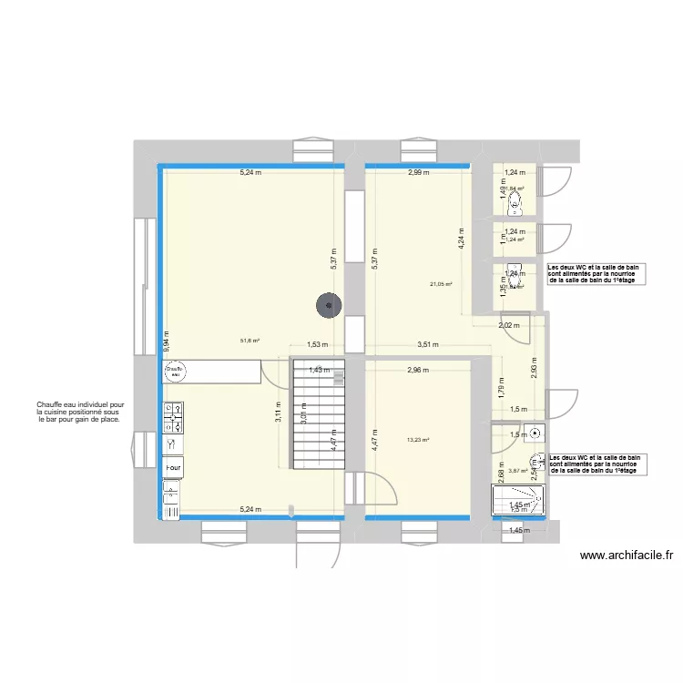 pierrot RDC projet. Plan de 