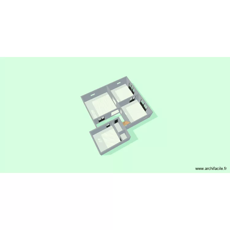 my secand house. Plan de 6  et 110 m²