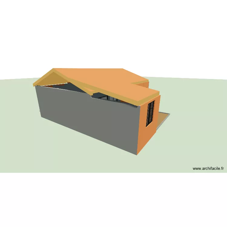 chalet17BTOIT. Plan de 6  et 54 m²