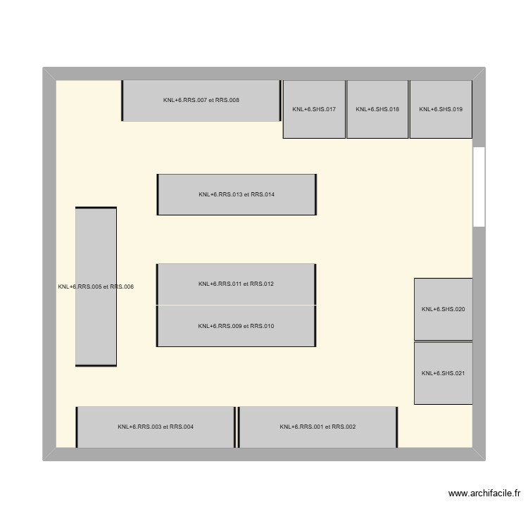 KNL+6 - Salle textile hyp + tuyau de condensat. Plan de 0 pièce et 0 m2 KNL+6 - Salle textile hyp + tuyau de condensat. Plan de 0 pièce et 0 m2