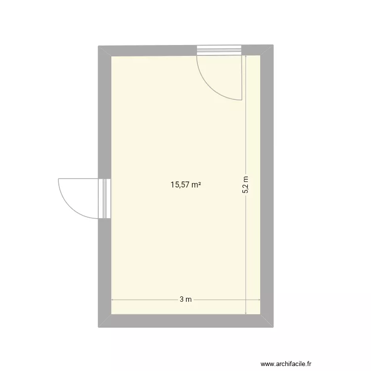 Garage. Plan de 1 et 16 m² Garage. Plan de 1 et 16 m²