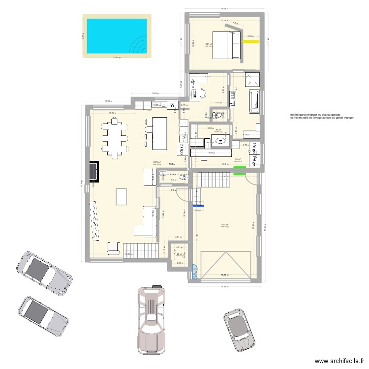nouveau-2. Plan de 6 pièces et 172 m2