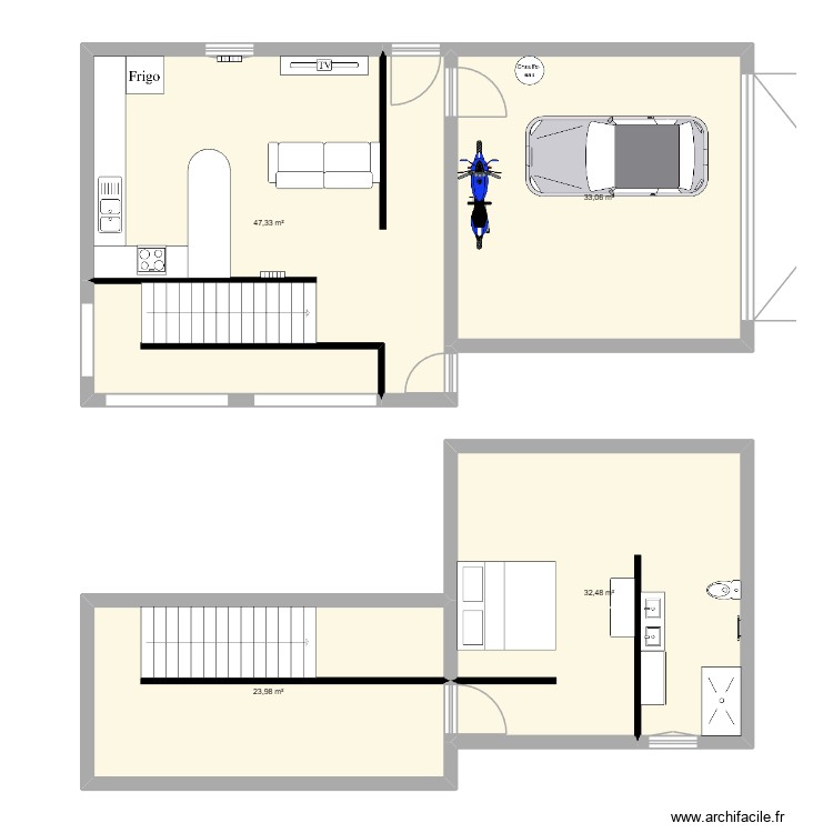 Maison. Plan de 0 pièce et 0 m2