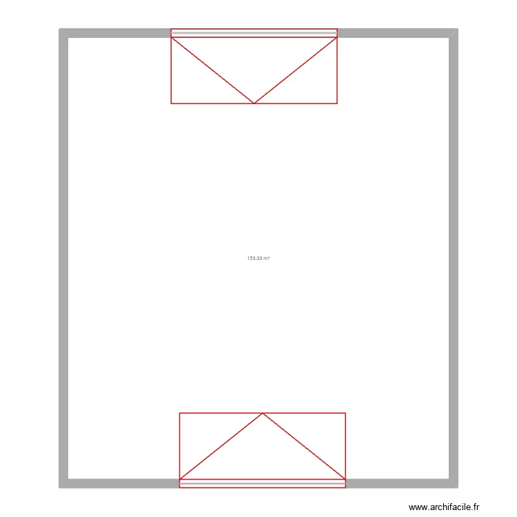Atelier Sandrine. Plan de 1 pièce et 153 m²