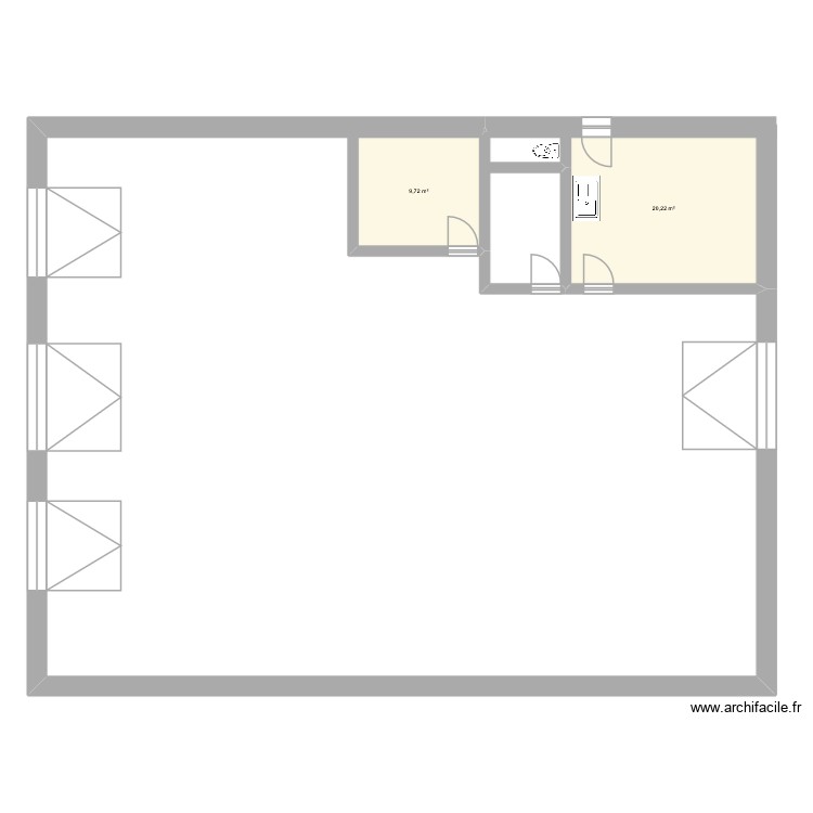 Grange Traineu. Plan de 0 pièce et 0 m2 Grange Traineu. Plan de 0 pièce et 0 m2