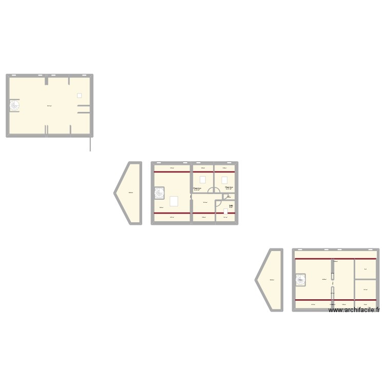 ALLAL 2. Plan de 52 pièces et 341 m2