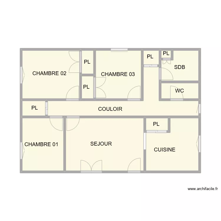 PLAN VAUVERT IMPASSE DU ROCK. Plan de 