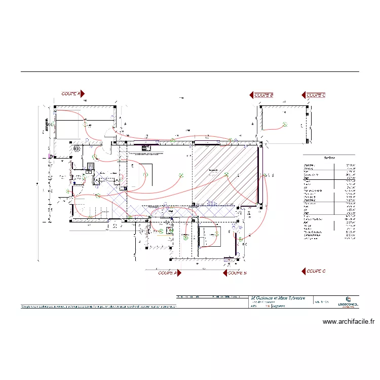 GUITOUNE RDC. Plan de 