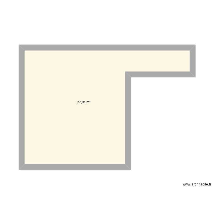 Bordeaux 1. Plan de 1 pièce et 28 m2