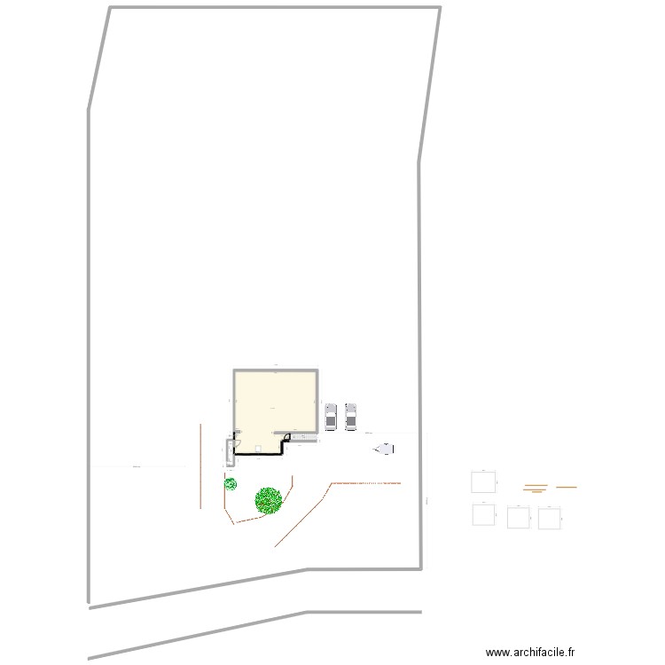 terrasse vu dessus avec toits (antho) v2.21_origine. Plan de 0 pièce et 0 m2