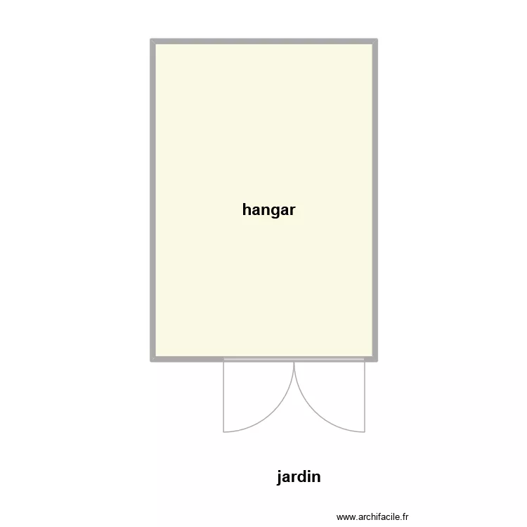 papin am. Plan de 1  et 41 m²