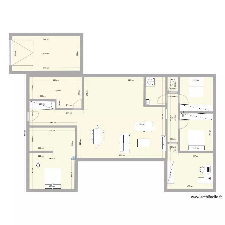 Plan maison Vaison_V1. Plan de Plan maison Vaison_V1. Plan de