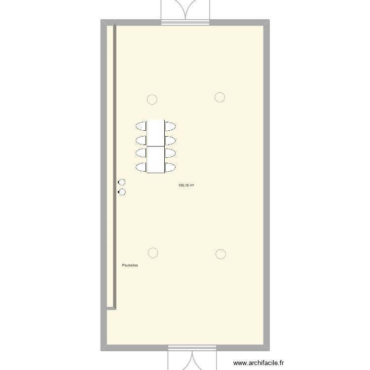 Salle Colard avec table repas 6 personnes. Plan de 0 pièce et 0 m2 Salle Colard avec table repas 6 personnes. Plan de 0 pièce et 0 m2
