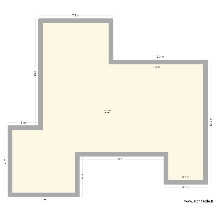 construction Sarraltroff. Plan de 1 pièce et 204 m2