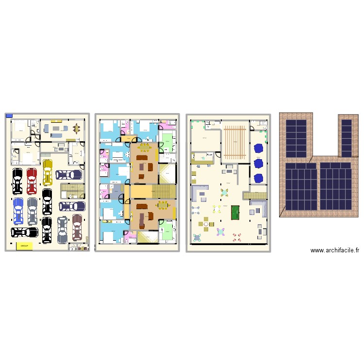 15/25 luxe. Plan de 46 pièces et 1762 m2