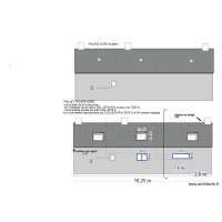 Projet facade arri&egrave;re variante bleue