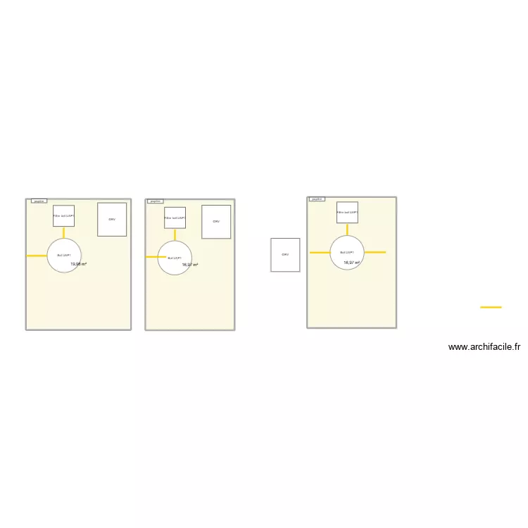 BOL UAP1. Plan de 3 Pièces et 54 m² BOL UAP1. Plan de 3 Pièces et 54 m²
