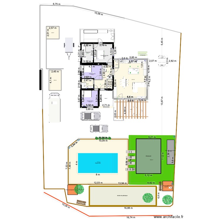 Maison  ST MAXIMIN. Plan de 14 pièces et 334 m2