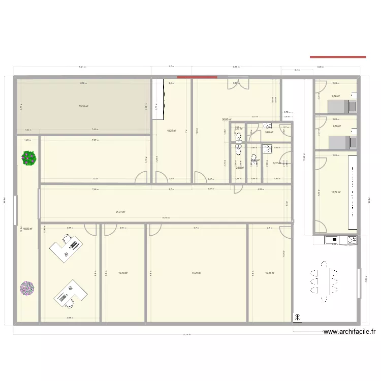 Brian&ccedil;on veloutiers. Plan de 16  et 315 m²