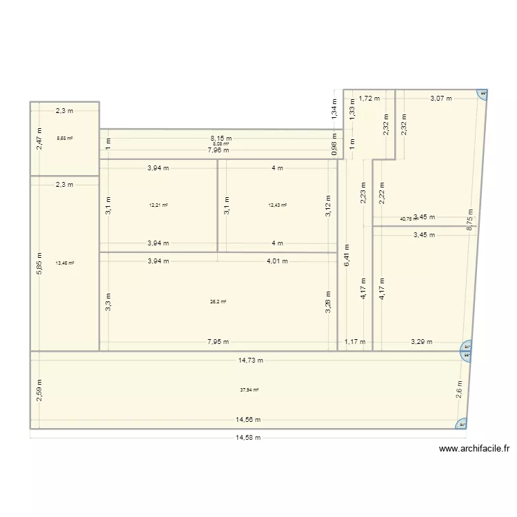Premier. Plan de 8 et 157 m² Premier. Plan de 8 et 157 m²