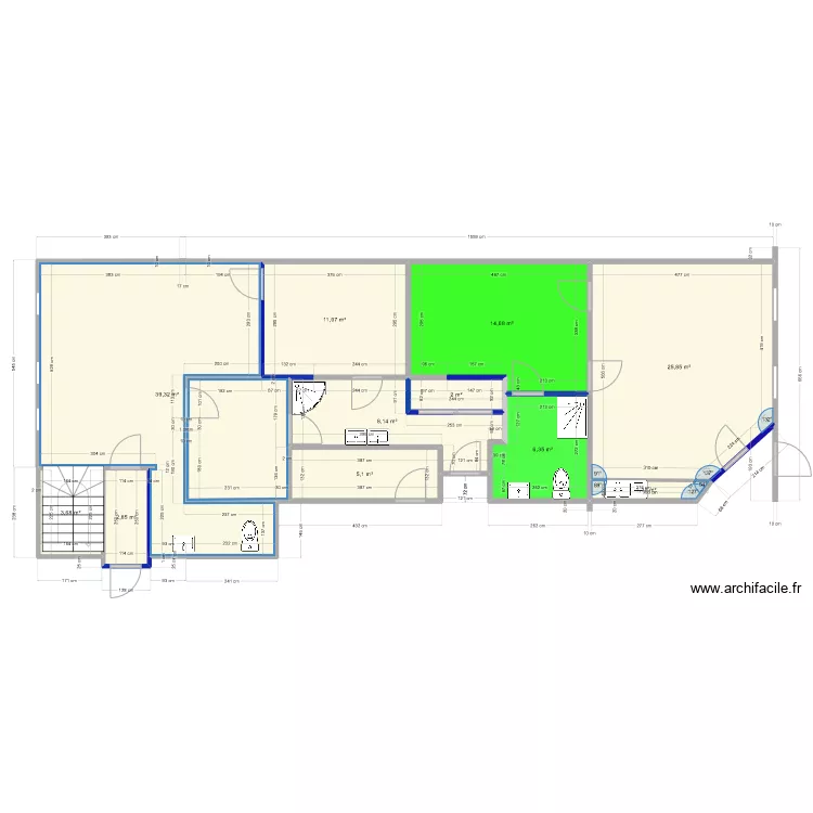 pontiac ap 111. Plan de 