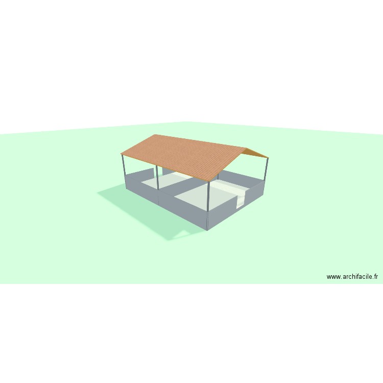 Hangar CSPS DU 1. Plan de 2 pièces et 49 m2