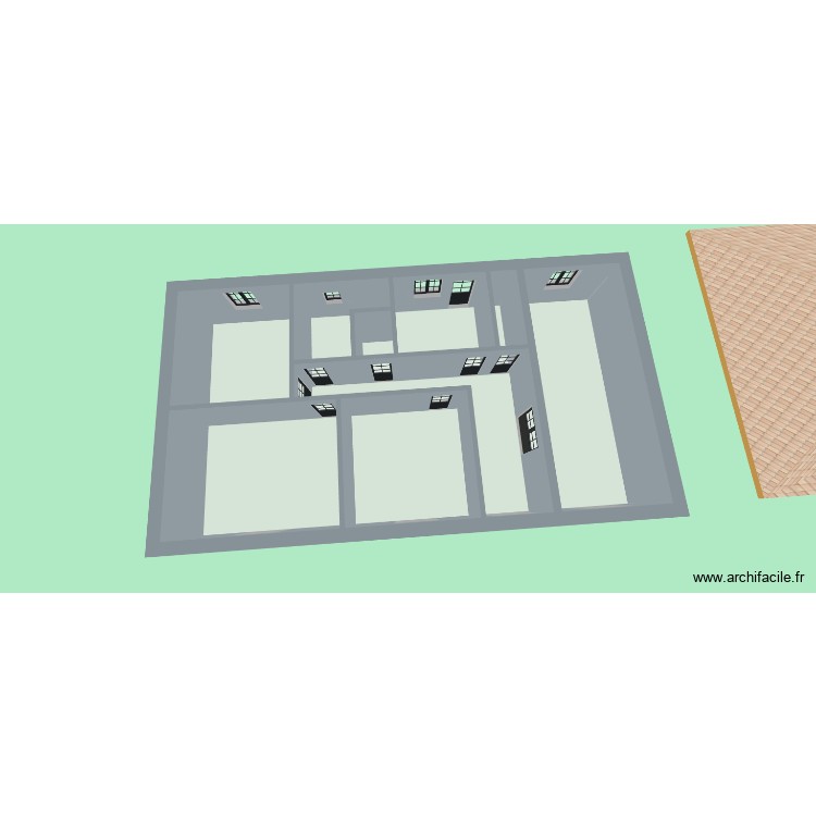 Maison Coutras. Plan de 0 pièce et 0 m2