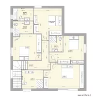 plan etage sans bureau