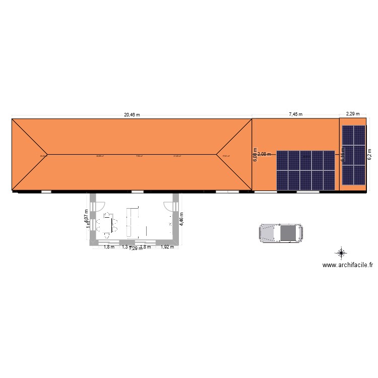 laurentberatsalon. Plan de 6 pièces et 142 m2