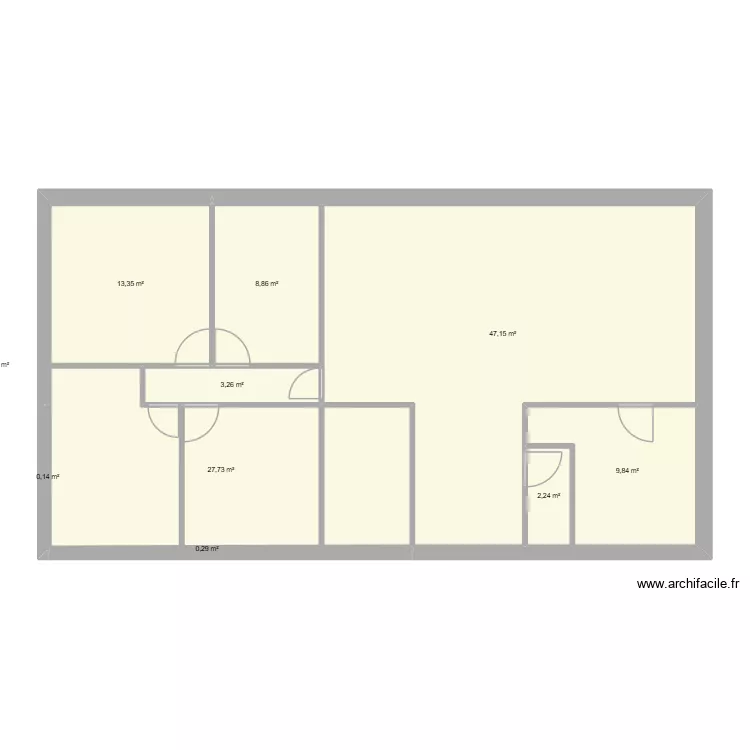 LISAVAL. Plan de 11  et 113 m²