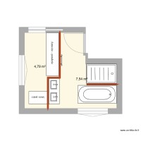 Plan salle de Bain  + Dressing