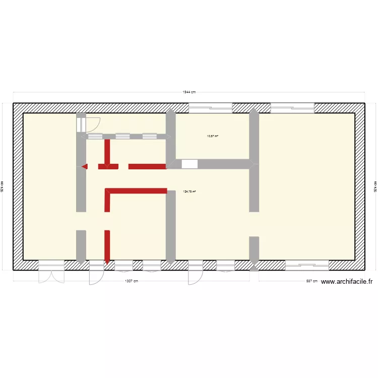 plan maison. Plan de 