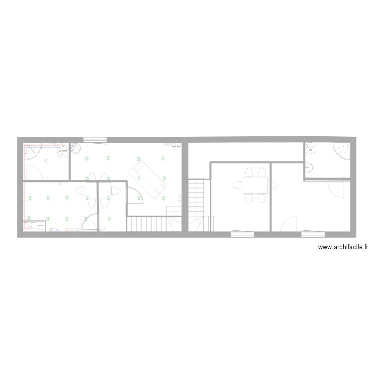 PLAN YUNUS. Plan de 6 pièces et 78 m2