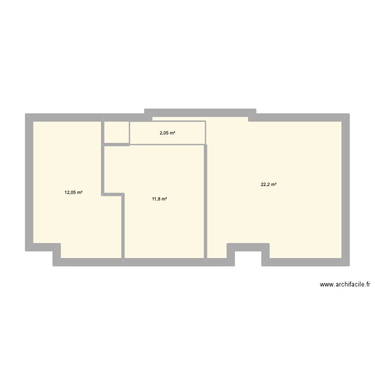 Loft Bradford. Plan de 5 pièces et 97 m2