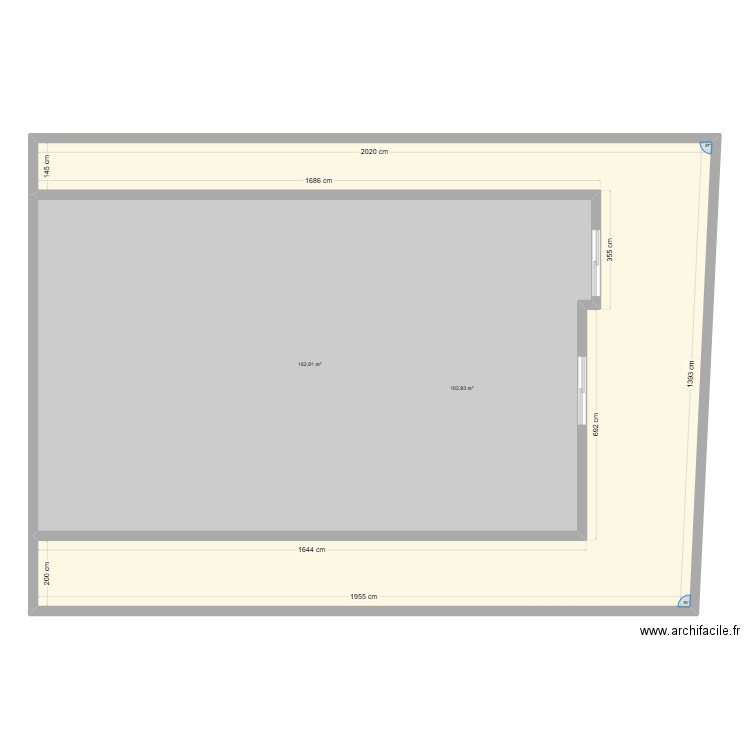 Plan Terrasse. Plan de 0 pièce et 0 m2