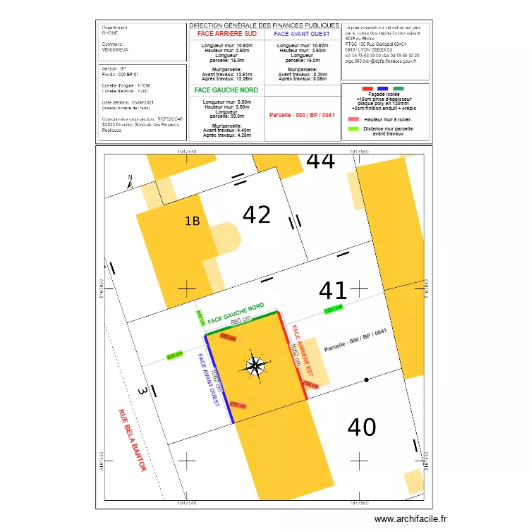 DP2 FERRA ALAIN . Plan de 