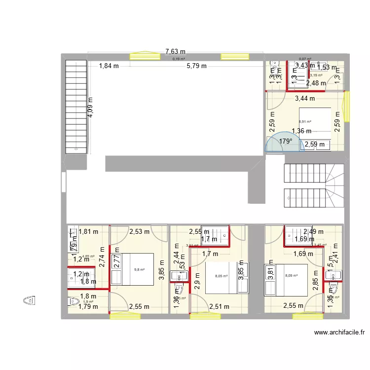domaine de la richetiere 1 2eme projet. Plan de 