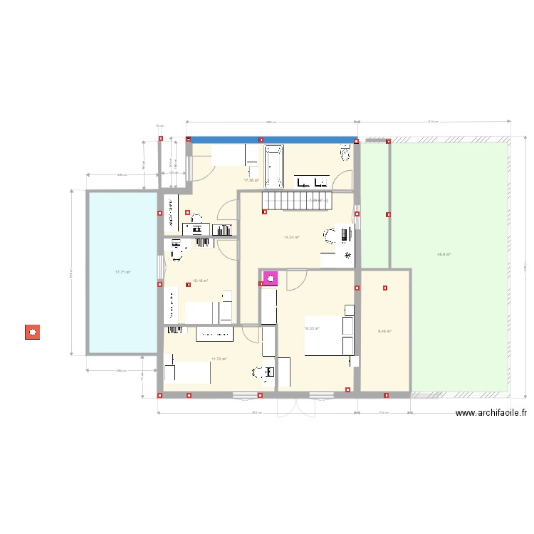 maison finale 4. Plan de 0 pièce et 0 m2