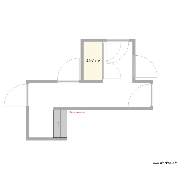 HALL ETAGE. Plan de 0 pièce et 0 m2