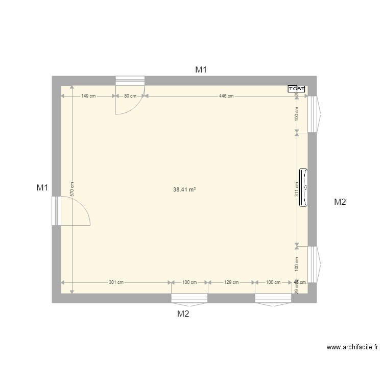 Sale de classe CFA BTP Saintes. Plan de 0 pièce et 0 m2